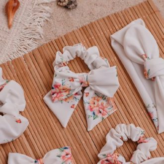 Elastic de par Meia Pata Flowers MPLLBSS25